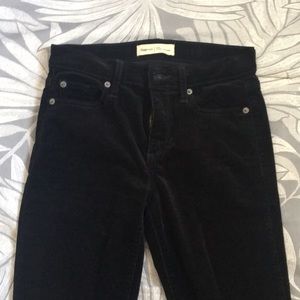 Gap black corduroy pants